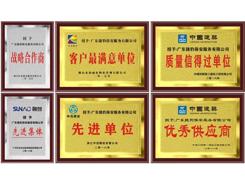 公司荣誉